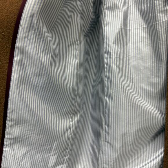 J.Crew Factory Wool Blend Longline Coat Dark Camel Sz 0 - Picture 7 of 11